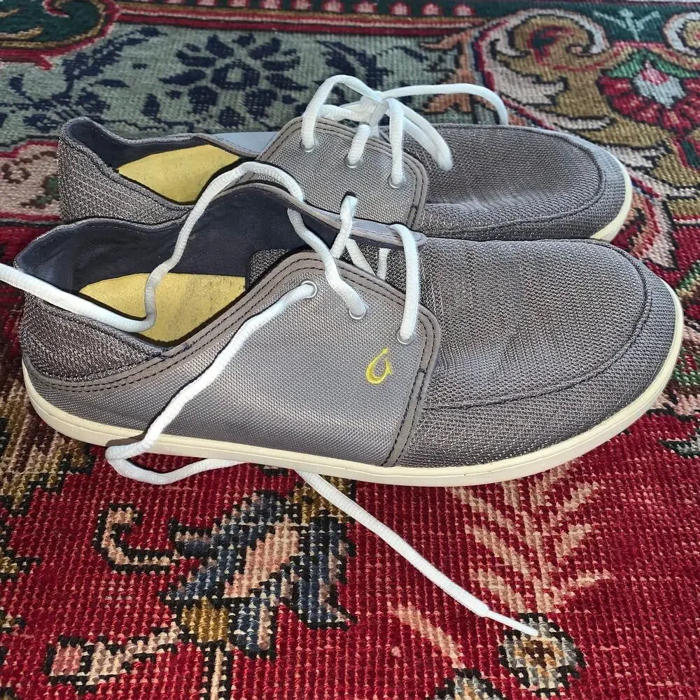 OluKai Men’s 9‎ Gray Boat Shoes